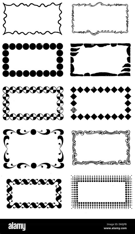 Types of Border Templates