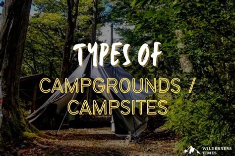 Types of Free Campsites