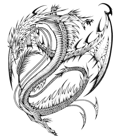 Types of Free Printable Dragon Coloring Pages for Kids