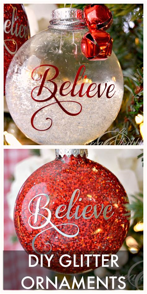 Types of Glitter Ornaments