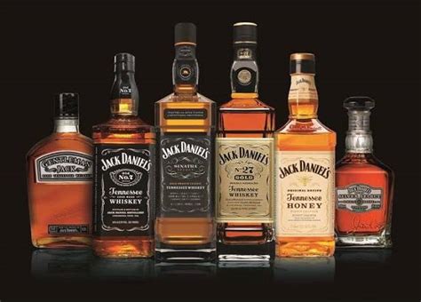 Different types of Jack Daniel's bottles