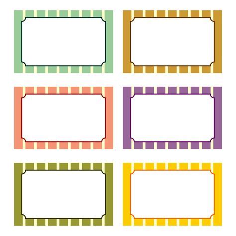 Types of Label Templates