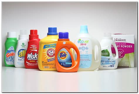 Types of laundry soap allergy