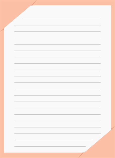 Types of Lined Stationery Paper