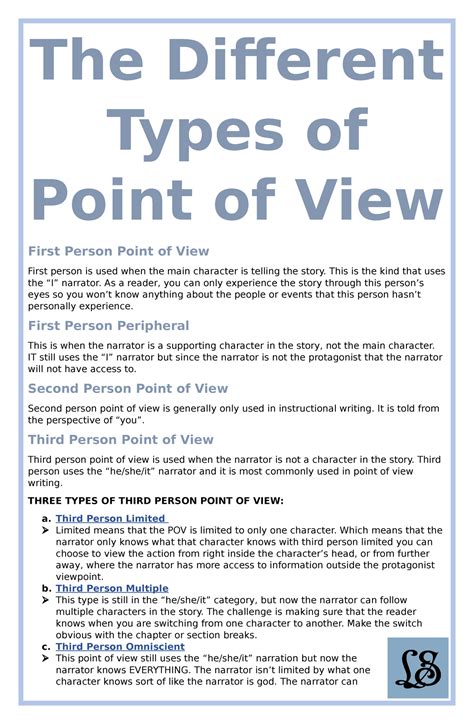 Types of Point of View