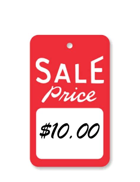 Types of Price Tag Templates