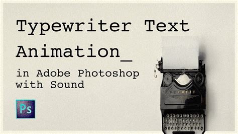 Typewriter Text Animation Template