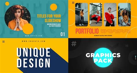 Popular Sources for Typography After Effects Template Packs