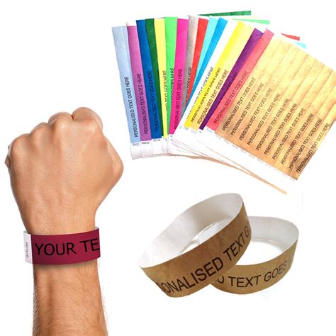 Tyvek Wristband Template Ideas