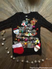 Ugly Christmas sweater featuring a cartoon snowman design