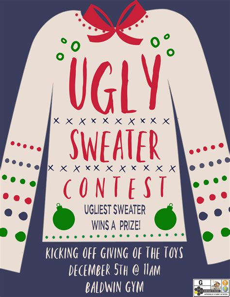 Ugly Sweater Contest Christmas Party