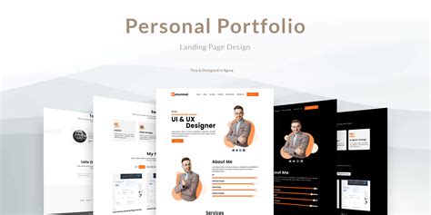 UI/UX Design Portfolio Template