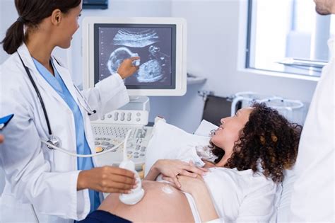 Ultrasound Technician Working in Hospital