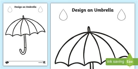 Umbrella design template 1