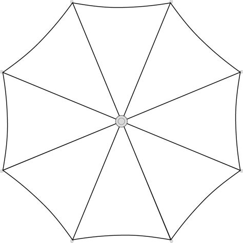 Umbrella design template 3