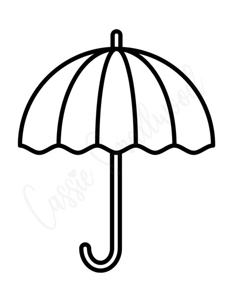 Umbrella Template Printing Methods