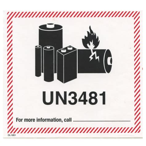 UN3481 Label Example 1