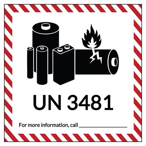 UN3481 Label Example 4