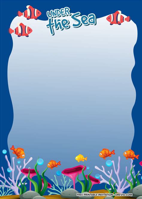 Under the Sea Template Design