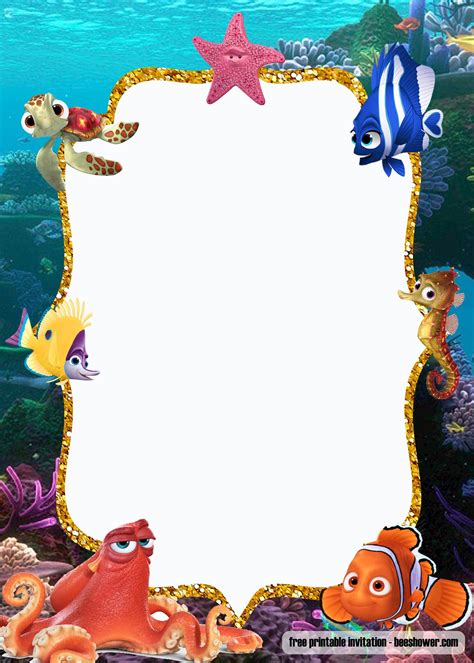 Under the Sea Template Printable