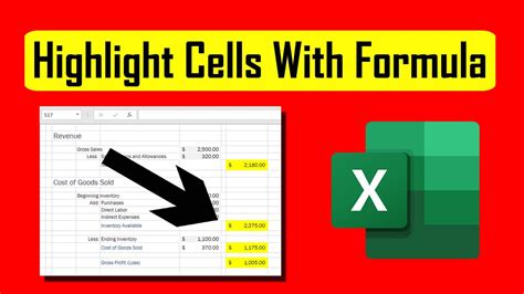 Underline Cells in Excel Formulas