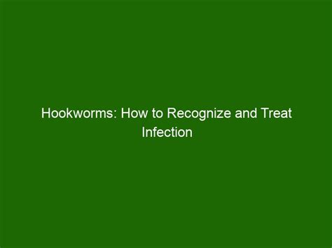 Understanding Hookworm Infections