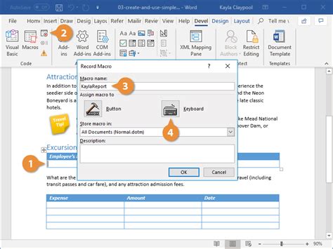 Understanding Macros in Word