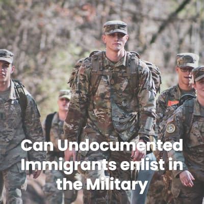 Undocumented immigrants in the military