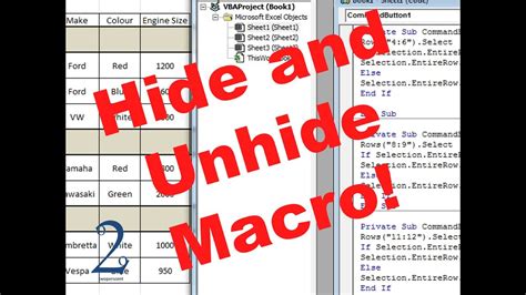 Unhide Rows Macros