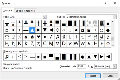 Unicode Characters in Excel