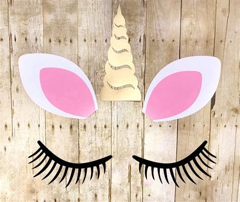 Unicorn Eyelash Template DIY