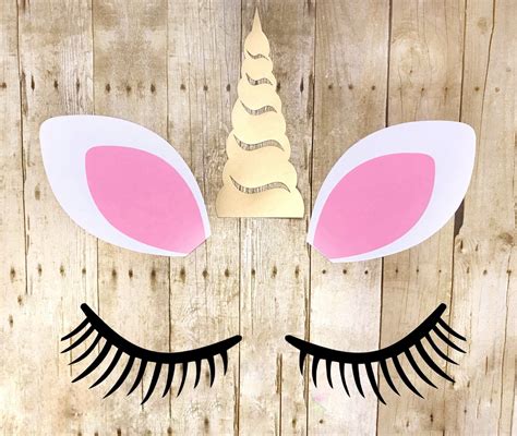 Unicorn Eyelash Template Image 3