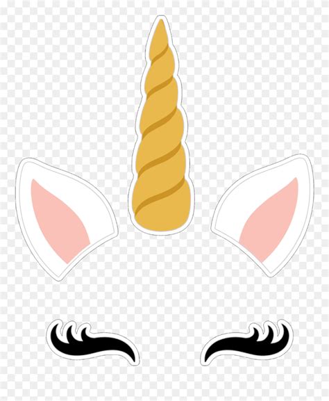 Unicorn Horn and Ears Template