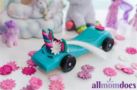 Unicorn Pinewood Derby Car Template