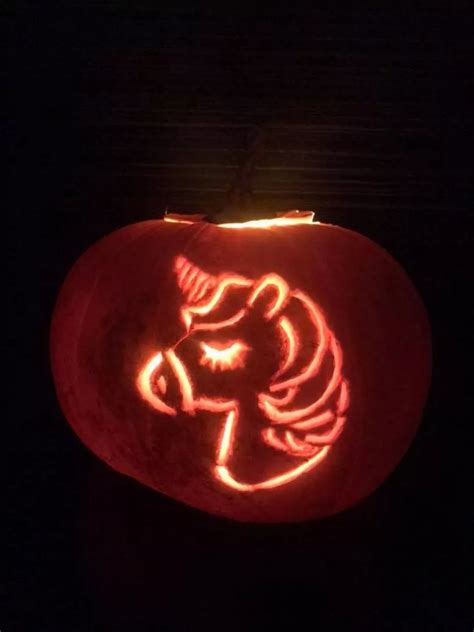 Unicorn Pumpkin Design