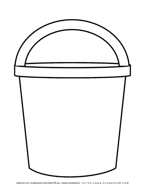 Unicorn Sand Bucket Template