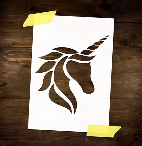 Unicorn Stencil Design