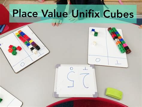 Unifix cubes place value