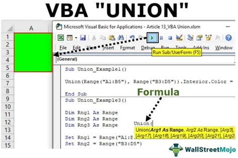 Union Range Excel VBA