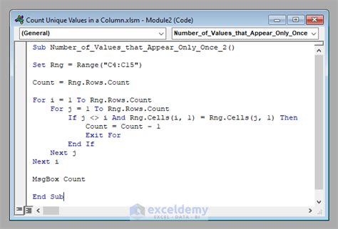 Using VBA to create a unique identifier