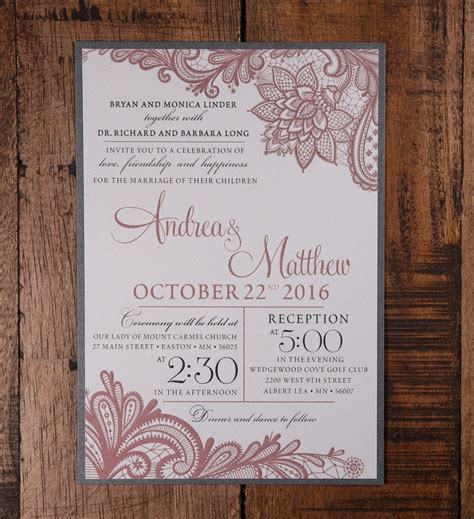 Unique Spanish Wedding Invitation Templates