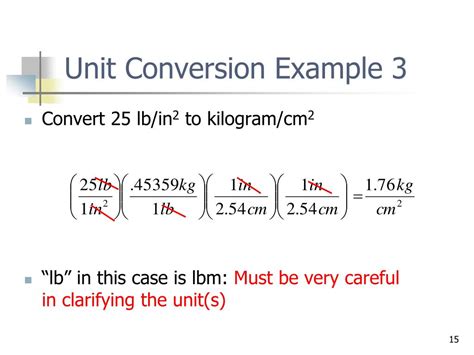 Unit Conversion Examples 2