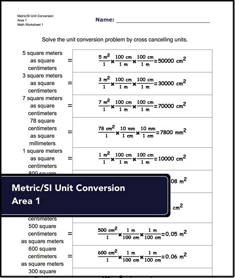 Unit Conversion Practice