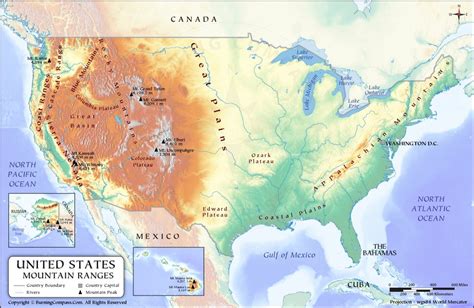 United States Mountain Ranges