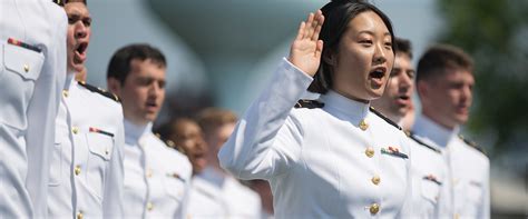 Image of United States Naval Academy Navy ROTC students