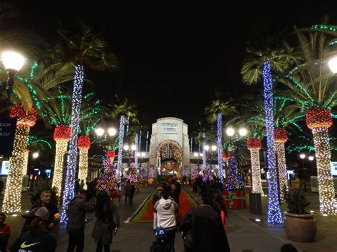 Festive atmosphere at Universal Studios Hollywood