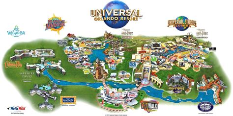 Universal Studios Map