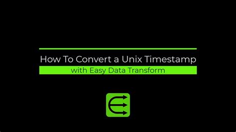 Unix Time Conversion Example 4