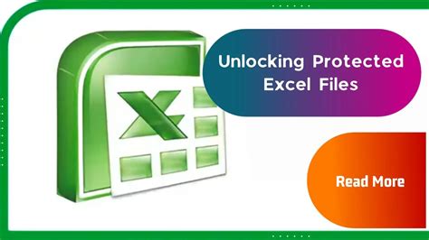 Unlocking Excel files tips