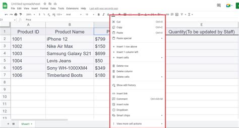 Unprotect cells in Google Sheets